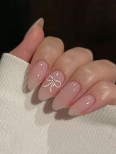 Purple Nail, Blush Nails, Almond Nail, White Nail