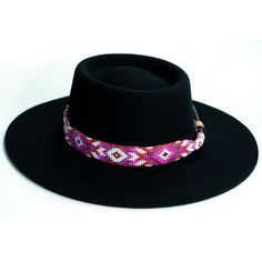 Price includes a Brigitte Sambboho hat & a Melrose hatband. Save 10% with this bundle. Select hat size. Hatband is one size fits all. Hatband is removable. The fanciest hat you will ever wear. Sambboho's Brigitte black hat is a dipped crown boater design with a custom trimmed genuine velvet black band. A structured and stiff short-brimmed boater style. Use to make an impression! Dipped crown oval boater hat in Black Trimmed with genuine Velvet Black Band Hat material: 100% soft Brazilian woo Adjustable Wide Brim Top Hat For Country Events, Adjustable Pink Hat Band For The Beach, Adjustable Pink Hat Bands For The Beach, Adjustable Pink Hat Band For Beach, Adjustable Pink Hat Bands For Beach, Black Bohemian Hat With Flat Crown, Western Mini Hat With Adjustable Flat Brim, Adjustable Brimmed Boater Hat For Rodeo, Adjustable Flat Brim Boater Hat For Country Events