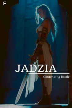 Jadzia meaning Contending Battle   #babynames #characternames #girlnames #names #nameinspo #writinginspo #characterinspo #ethnicnames #fantasynames #traditionalnames #Jnames Names Meaning Warrior, Warrior Names Female, Exotic Baby Names, Warrior Names, Traditional Baby Names, Goddess Names, Writing Childrens Books