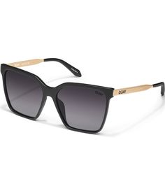 From Quay Australia&#x2C; these sunglasses feature:Acetate frameMetal armsSquare shapeGradient lensNot Rx ablePolarizedApprox. 51mm lens- 16mm bridge- 150mm templeImported. Quay Sunglasses, Quay Australia, Eyewear Womens, Dillard's, Bold Fashion, Polarized Sunglasses, Eyewear Sunglasses, Christmas List, Level Up