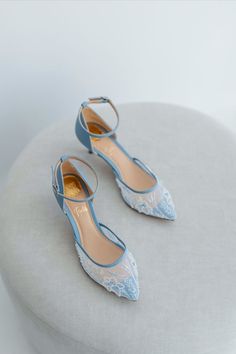 Absolutely stunning FLO 5 in blue leather with new embroidery! Handmade kitten heel wedding shoes with ankle strap and gorgeous floral embroidery.
Shop now Summer Wedding Kitten Heels With Almond Toe, Formal Embroidered Pointed Toe Wedding Shoes, Embroidered High Heel Wedding Shoes, Fitted Low Heel Wedding Shoes For Ceremony, Embroidered Low Heel Wedding Shoes, Embroidered Pointed Toe Wedding Shoes, Fitted Kitten Heels With Ankle Strap For Wedding, Fitted Ankle Strap Kitten Heels For Wedding, Blue Low Heeled Fitted Wedding Shoes