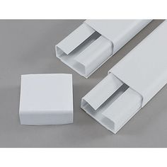 an image of two white plastic objects