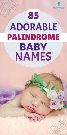 a baby sleeping on top of a pink blanket with the words,'85 adorable palnd