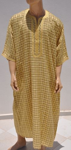 Moroccan kAFTAN for men, oriental kaftan, All sizes are Available Beautiful Moroccan kaftan in cotton for men. This Moroccan clothing is handmade in soft fabric cotton. This kaftan is very pleasant to wear mainly in summer, at the beach, after a spa, indoor, outdoor, at a party... Very fast to wear, not stick to the skin, this kaftan is a really must have clothing. - Cotton - embroidery - Machine washing return policy I check myself each product and sell only the best quality products in any cas Traditional Cotton Kaftan For Eid, Eid Brown Dabka Kaftan, Traditional Long Brown Kurta, Traditional Short Sleeve Kaftan For Eid, Traditional Short Sleeve Kaftan For Ceremonies, Traditional Short Sleeve Kaftan, Traditional Agbada Tunic For Eid, Traditional Short Sleeve Thobe For Eid, Traditional Eid Agbada Tunic