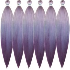 PRICES MAY VARY. Leticia Braiding Hair Pre stretched Advanced Braiding Hair Extension. Made By New Technology-Amazing Color, No Discoloration, No Itch, No Knots. Dream Purple Ombre, 26Inch-Waist Length , 600 Grams Hair=Full Hair Style. Pre stretched Braiding Hair Easy For Box Braids,Knotless Braids, Micro Braids,Jumbo Braids,Locs,Twists,etc. New Hair Extensions For New Season,New Self. Purple Braiding Hair, Box Braids Knotless, Purple Box Braids, Pre Stretched Braiding Hair, Braids Jumbo, Large Box Braids, Kanekalon Braiding Hair, Braids Knotless, Braids Locs