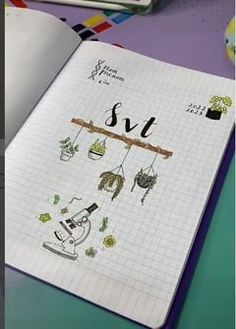 Page de garde de SVT ; andrea drw - rentrée 2022 pour collège/lycée. Back to school College Organization, School Organization Notes, 1 Year Ago, School Organization, School Hacks, School College, Cover Pages, Study Tips