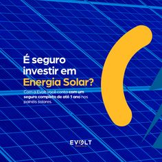 an advertisement for the energy company evolt, which has been designed to look like solar