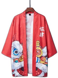 Cute Haori, Japanese Kimono Male, Haori Traditional, Men Kimono, Kimono And Haori, Cotton Samurai Kimono With Long Sleeves, Haori Jacket, Male Kimono, Jacket Cardigan