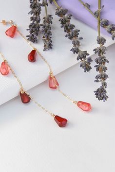 SER means LOVE in Armenian & since We Are The Seeds Collection is very special to us and it is dedicated to Valentine's Day, we decided to name this set in Armenian. 14k Goldfilled Pomegranate Seeds length: 4.5" 100% Handmade with 100% JOY * If you need a custom length, please leave us a message while placing your order. Garnet Dangle Earrings For Wedding, Garnet Dangle Jewelry For Weddings, Wedding Garnet Dangle Jewelry, Wedding Dangle Garnet Jewelry, Garnet Drop Jewelry For Gift, Gift Garnet Drop Jewelry, Red 14k Gold Filled Jewelry For Gift, 14k Gold Filled Dangle Jewelry For Valentine's Day, Valentine's Day 14k Gold-filled Dangle Jewelry