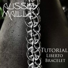 Chainmaille Tutorial Liberto Bracelet | Etsy Chainmail Diy, Chainmaille Jewelry Patterns, Chain Maille Bracelet, Chainmaille Tutorial, Jump Ring Jewelry, Diy Jewelry Making Tutorials, Wire Jewelery, Wire Wrap Jewelry Designs, Chainmail Jewelry