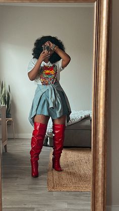 Fall Dress Code Outfits, High Kneww Boots Outfits With Jeans, Superbowl Party Outfit Black Women, Newest Fashion Trends 2023, Plus Winter Outfits 2023, R B Concert Outfit Night Spring, Concert Outfit Ideas Summer Night, Urban Western Fashion, Go To Concert Outfit