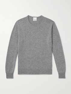 Allude founder and Creative Director Andrea Karg designs investment pieces with lasting power, some of the label's signature styles have been part of its core offering for almost 30 years and haven't dated yet. This sweater is knitted using soft cashmere, sourced from goats in the Xinjiang region in far northwestern China, and comes in a versatile grey mélange that makes it easy to style. Lower Impact Materials. This product is made using at least 50% lower-impact materials or ingredients. Find… Grey Cashmere Sweater, Gray Cashmere Sweater, Summer Sunglasses, Short Suit, Loungewear Shorts, Fine Jewelry Designers, Espadrille Shoes, Luxury Gifts, Lightweight Jacket