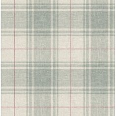 a light green and pink plaid fabric