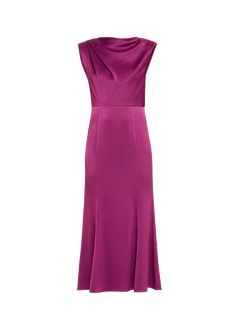 Find ROLAND MOURET Draped Satin Crepe Sleeveless Midi Dress on Editorialist. Roland Mouret satin crepe dress fetauring a draped neckline High neckline Sleeveless Trumpet silhouette Hem falls below the knee Invisible back zip Acetate/polyester Dry clean Imported Trumpet Silhouette, Purple Midi Dress, Draped Neckline, Sleeveless Midi Dress, Roland Mouret, Red Midi Dress, Blue Midi Dress, Crepe Dress, Midi Dress Sleeveless