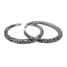 * Metal- Guaranteed 925 Sterling Silver * Weight- Approximately 52 gm (Each) * Polish- Oxidized * Fine Silver weight- 48-49gm * Brand- Laxmi Arts * In Box- 2piece of Pure Silver Kada * Finish- Silver Our all product is totally Nickle and Lead Free that's Why this product is suitable to all type of skins this Product and its polish is totally Allergic-Free. Care Instruction- You can use this product to any occasion like Birthday and anniversary also this product and its polish is Ruff and Tuff so Elegant Adjustable Anklets With Oxidized Finish, Elegant Adjustable Oxidized Anklets, Elegant Adjustable Oxidized Finish Anklets, Kada Anklet, Silver Kada, Anklets Online, Anklet Silver, Cocktail Earrings, Silver Anklet