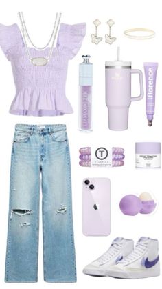 Preppy Outfits For School, Preppy Summer Outfits, Casual Preppy Outfits, Trendy Outfits For Teens, Cute Lazy Day Outfits, Cute Outfits For School, Cute Preppy Outfits, Preppy Outfit, Simple Trendy Outfits