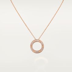 Cartier Love Necklace, Rose Gold Diamond Necklace, Necklace Woman, Cartier Necklace, Necklace Gift Box, Pave Necklace, Necklace Rose Gold, Necklace Love, Necklace Rose