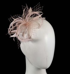 This stunning pink fascinator is hand made by best Melbourne millinery and is mounted on a comb. Our fascinators look great on you for that special occasion like wedding, Melbourne Cup or Ascot.  Made in Australia  Any color is possible -- please ask us  Comb for easy wear Elegant Pink Hair Accessories For Royal Ascot, Pink Headband Fascinator For Evening, Pink Evening Fascinator Headband, Pink Wedding Fascinator Headband, Elegant Pink Headband Fascinator, Elegant Pink Fascinator For Ceremony, Elegant Pink Headpieces For Ceremonies, Elegant Pink Hair Accessories For Kentucky Derby, Elegant Pink Wedding Headband