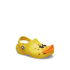 Crocs-I Am Rubber Ducky Classic Clog - Kids' Does your kid love rubber duckies? Then the Crocs I Am Rubber Ducky Classic clog is the perfect choice. Rubber duck eyes, wings, and beaks look fun and cute, while this clog is enhanced with 360-degree Crocs comfort. Using Jibbitz charms, they can even customize the clog's appeal. Not sure which size to order? Click here to check out our Kids’ Measuring Guide! For more helpful tips and sizing FAQs, click here . . Duck Eyes, Styling Crocs, Nike Original, Rubber Duckies, Comfort Shoe, Bridal Wedding Shoes, Birthday Stuff, Sneaker Sale, Crocs Classic Clogs