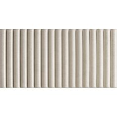 a close up view of a white wall with vertical lines on the bottom and sides