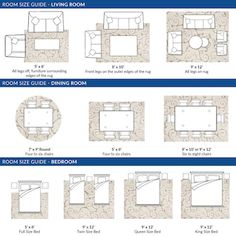 the floor plan for a living room is shown in blue and white, with instructions to make