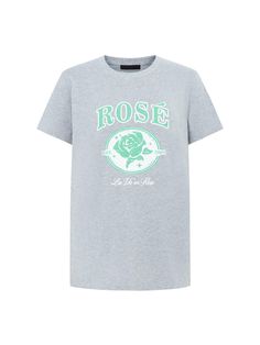 MO&Co. Women's Cotton Rose Print T-shirt Retro items are the highlight of our season. This T-shirt is made with pure cotton, and it features contrast collar details for a vintage touch. The front slogan and rose design add to the retro vibes. Pair it with our brand's denim skirt for a complete retro look. Features : - Regular fit- Round neck, short sleeves- Front slogan and rose pattern with retro effect Code: MBD1TEE017The back length of size S is 60.5cmMATERIALS & CARE Material: 100% CottonDo Retro Effect, Collar Details, Retro Items, Contrast Collar, Rose Pattern, Rose Design, Rose Print, Retro Look, Retro Vibe