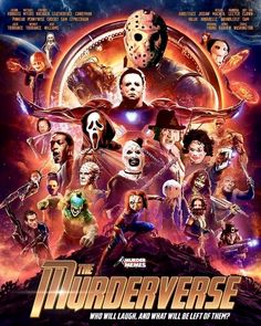 the poster for the movie's upcoming horror film, the maskedverse starring actors