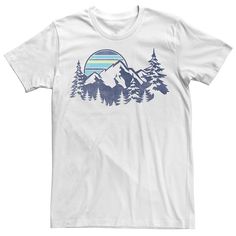 You'll reach new heights wearing this men's mountain tee. You'll reach new heights wearing this men's mountain tee. Crewneck Short sleevesFABRIC & CARE Cotton Machine wash Imported Color: White. Gender: male. Age Group: adult. Pattern: Graphic. Mountain Tee, Mountain Range, Pattern Graphic, Big & Tall, Tshirt Logo, Tshirt Print, Casual Looks, Age Group, Cool Outfits