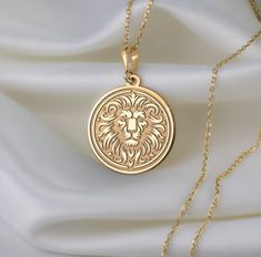 🦁 Embrace Your Inner Lion:  Lion Necklace 🦁 Unleash your inner strength and regal elegance with our handcrafted lion necklace. Inspired by the majestic king of the jungle, this exquisite piece celebrates the noble qualities of the lion. 👑 Symbol of Courage: The lion, with its fearless demeanor, symbolizes courage and bravery. Wear this necklace as a reminder of your own inner courage to tackle life's challenges head-on. 🔥 Fierce Resilience: Like the lion's mane, which signifies power and pro Lion Jewelry Woman, Lion Symbol, King Necklace, Lion Locket For Men, Lion Gold Pendant For Men, Lion Head Necklace, Gold Lion Pendant Jewelry, Lion Necklace, Lion's Mane