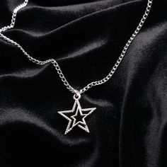 Handmade Tibetan Silver double Star pendant necklace with chain. This stunning Star necklace is something truly lovely you could wear every day. A lovely gift for someone special. Matching Star earrings available  Made with  ⭐ Tibetan silver double Star charm (measures 23x20mm) ⭐ 18 inch or 20 inch chain  Item will be sent on a decorative card and wrapped in tissue paper before posting Please do not wear this necklace while showering, sleeping or doing sports. Water and perfumes could cause the Star-shaped Metal Chain Necklace As Gift, Star Shaped Metal Chain Necklace As Gift, Star-shaped Metal Chain Necklace For Gift, Trendy Silver Star Necklace, Trendy Star-shaped Metal Charm Necklaces, Star-shaped Chain Necklace As Gift, Silver Star-shaped Clavicle Chain Necklace, Trendy Star-shaped Charm Necklace With Adjustable Chain, Star-shaped Chain Necklace For Gift