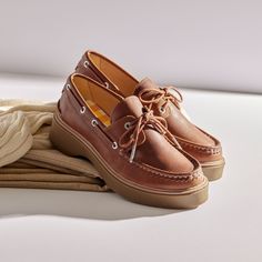 Our Bayside Boat Shoe in Sahara is for the modern-day bohemian, channeling chill coastal vibes wherever they go. 🌀 Leather Boat Shoes For Boating, Brown Leather Boat Shoes For Boating, Casual Low-top Boat Shoes For Boating, Classic Slip-on Boat Shoes, Luxury Brown Slip-on Boat Shoes