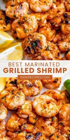 the best marinated grilled shrimp recipe