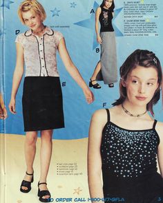 Girlfriends L.A. Summer 1999 Catalog (Part 1) 1999 Fashion Outfits, Delia 90s Catalog, 2000s Catalog Fashion, 90s Catalog Fashion, Delias 90s Catalog Summer, 90s Delias Catalog, 1999 Catalog, Delias Catalog, 2001 Fashion Catalog