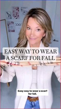 Easy Way To Wear A Scarf For Fall…
 • Do you wear scarves? They are one of my favourite accessories.
 • **LIKE AND SAVE for later… Share with a friend who would like this.

Here’s how to shop this reel:
 • 🛍 Click the LTK link in my bio
 • 🛍Follow my store @lifeandstylej on the LTK app to shop this post and get my exclusive app only content.

#fallfashiontrends #falltrends #scarfstyle #scarffashion #fallaccessories #accessoriesoftheday #fashionover40 #lifeandstylej Way To Wear A Scarf, Kitchen Design Layout, Mode Tips, Outdoor Kitchen Design Layout