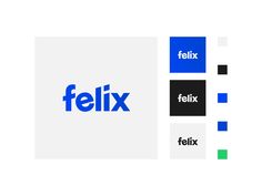 the logos for various brands are shown in different colors and sizes, including blue, green,