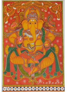 Face Features, Ganesh Ji, Amazing Art Painting, Mural Painting, Mural Art, Amazing Art