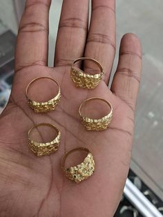 Gold Nugget Ring Women, Nugget Rings Gold Mexican, Gold Mexican Rings, Elegant Gold Nugget Ring, Heirloom 14k Gold Nugget Ring, Nugget Jewelry, Gold Nugget Jewelry, Gold Nugget Ring, California Jewelry