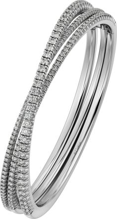 CRN6713317 - Etincelle de Cartier bracelet - White gold, diamonds - Cartier Raining Diamonds, Bracelet White Gold, Bracelets Collection, Cartier Bracelet, White Gold Set, Fancy Jewellery, Bracelet Collection, Diamond Bracelets, Gold Set