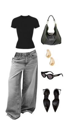 FASHION INSPO Check more at https://beautyfashionideas.com/heels/fashion-inspo/ Chique Outfit, Mode Hippie, Downtown Outfits, Outfit Inspo Casual, Looks Street Style, Mode Inspo, Cute Everyday Outfits, Mode Inspiration, Casual Style Outfits