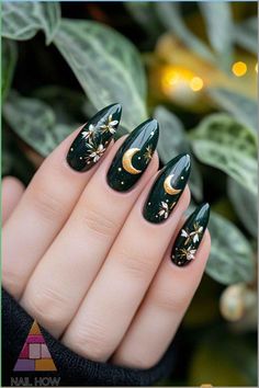 Cosmic Nails, Silk Wrap Nails, Nail Prices, Gothic Nails, October Nails, Chic Halloween