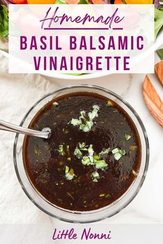 Brighten up your meals with this Homemade Basil Balsamic Vinaigrette! This easy Italian recipe combines fresh basil, tangy balsamic vinegar, and simple ingredients for a flavorful dressing that’s perfect for salads, roasted veggies, or grain bowls. Quick to make and packed with vibrant flavor, it’s a must-have for your kitchen. Pin this recipe now and enjoy a fresh, homemade touch to any meal! Balsamic Vinegarette, Easy Salad Dressing Recipes, Balsamic Vinaigrette Recipe, Salad Dressing Recipes Healthy, Vinaigrette Recipe, Holiday Dishes, Random Recipes, Salad Dressing Recipes Homemade