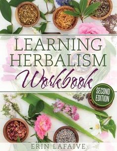 the cover of learning herbism workbook