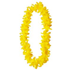 Buy Theme Party Yellow Pastel Flower Lei Necklace sold at Party Expert Summer Yellow Flower Necklaces, Summer Yellow Flower Necklace, Yellow Flower Necklace For Summer, Yellow Flower Necklace For Beach, Yellow Flower Necklace For The Beach, Hawaiian Necklace, Flower Lei, Yellow Pastel, Hawaiian Lei