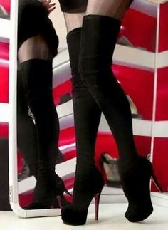 High Heels Classy, High Heeled Boots, Hot Boots, Heels Classy, Heels Boots, Thigh High Boots, High Heel Boots