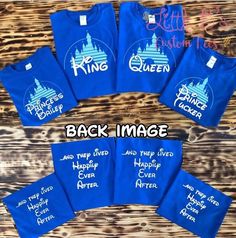 Disney Family shirts | Family Disney Shirts | Matching Disney Family Shirts | Disney Castle Shirts | Disney Shirts Matching, Happily Ever After Quotes, Family Shirts Disney, Family Disney Shirts Matching, Disney 2023, Disney Family Shirts, Disney Honeymoon, Disneyland Birthday, King King