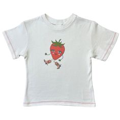 Introducing our Strawberry Cowgirl baby tee! A whimsical strawberry that meets the wild, wild west, blending sweetness and spunk. Made in small batches in SF with love and magic <3 Crafted from the softest 100% organic and fair trade cotton that is sustainably grown and manufactured in the US, this tee feels like a hug against your skin. We use the most eco-friendly printing methods to minimize our carbon footprint, using inks that are environmentally friendly and non-toxic. Processing time: Order will ship in 3-5 business days Sizing Model: Chloe is 5'7 and is wearing size large. We recommend sizing up for a looser fit! Size Length Width S 18.25" 14" M 19.25" 15.25" L 20" 16.25" XL 20.25" 17.25" 2X 21" 19.25" 3X 21.25" 21.25" Care: Made from 100% organic cotton baby rib. Machine wash cold Strawberry Cowgirl, Cowgirl Baby, Wild Wild West, 25 21, Organic Cotton Baby, Carbon Footprint, Cotton Baby, Baby Tee, Small Batches