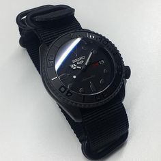 Functional Black Watches For Streetwear, Seiko Samurai Mod, Black Tactical Watch With Analog Display, Man Gear, Seiko Skx, Tactical Watch, Seiko Men, Seiko Automatic, Seiko Mod