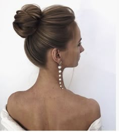 High Updo Wedding, High Updo, Long Hairstyle Ideas, Wedding Bun Hairstyles, Wedding Hair Up, Wedding Hairstyles Bride, Braided Bun Hairstyles, High Bun, Updos For Medium Length Hair