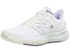 New Balance Fresh Foam X 880v13 - Women's Shoes : Sea Salt/Grey Violet : Predecessor: Fresh Foam X 880v12. Function meets performance the New Balance Fresh Foam X 880v13. Featuring a plush and supportive Fresh Foam X midsole and NDurance rubber outsole, this shoe delivers enhanced performance and comfort with each step. Complete with clean lines and simple style, this running shoe has a modern look that's perfect for everyday use. Textile and synthetic upper. Textile lining. Removable textile in New Balance White, Fashion Shoes Flats, New Balance Fresh Foam, New Balance Women, Kids Luggage, New Balance Shoes, Pharmacy Gifts, Lace Closure, Running Shoe