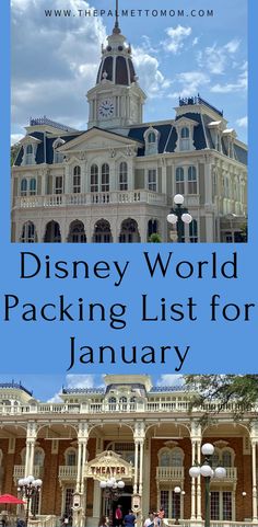 the disney world packing list for january